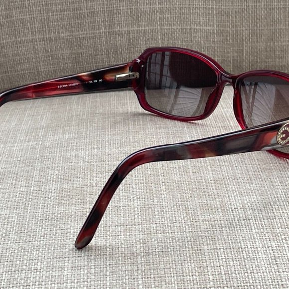 Escada Women Sunglasses Red Tone Frame VES087S Eye Wear Shades Made in Italy - Picture 7 of 12